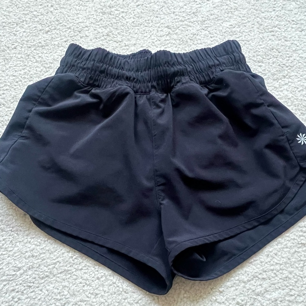 Black kids lined Athleta Shorts